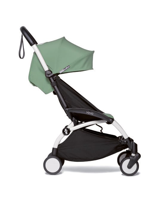 Babyzen YOYO2 Stroller White Frame with Peppermint 6+ Color Pack image number 2